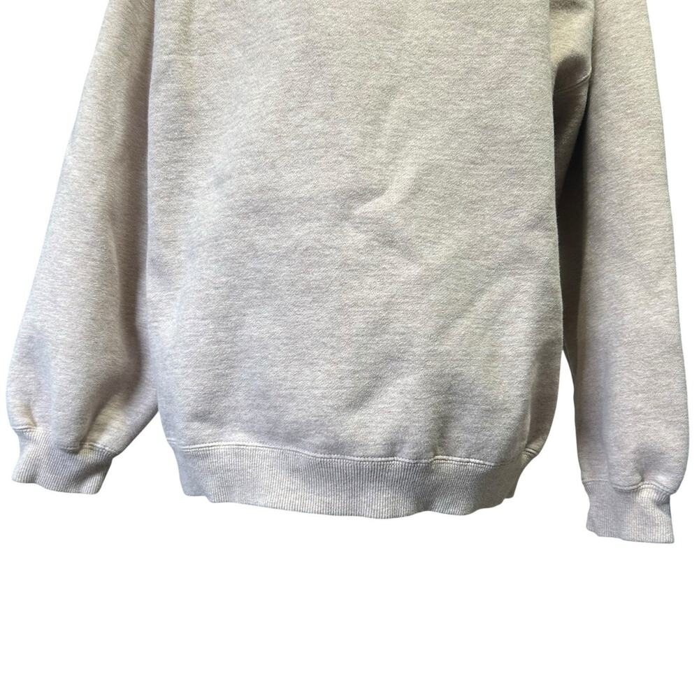 Big Dogs Embroidered Attitude Sweatshirt Patchwork Y2K Beige Medium - Picture 9 of 14